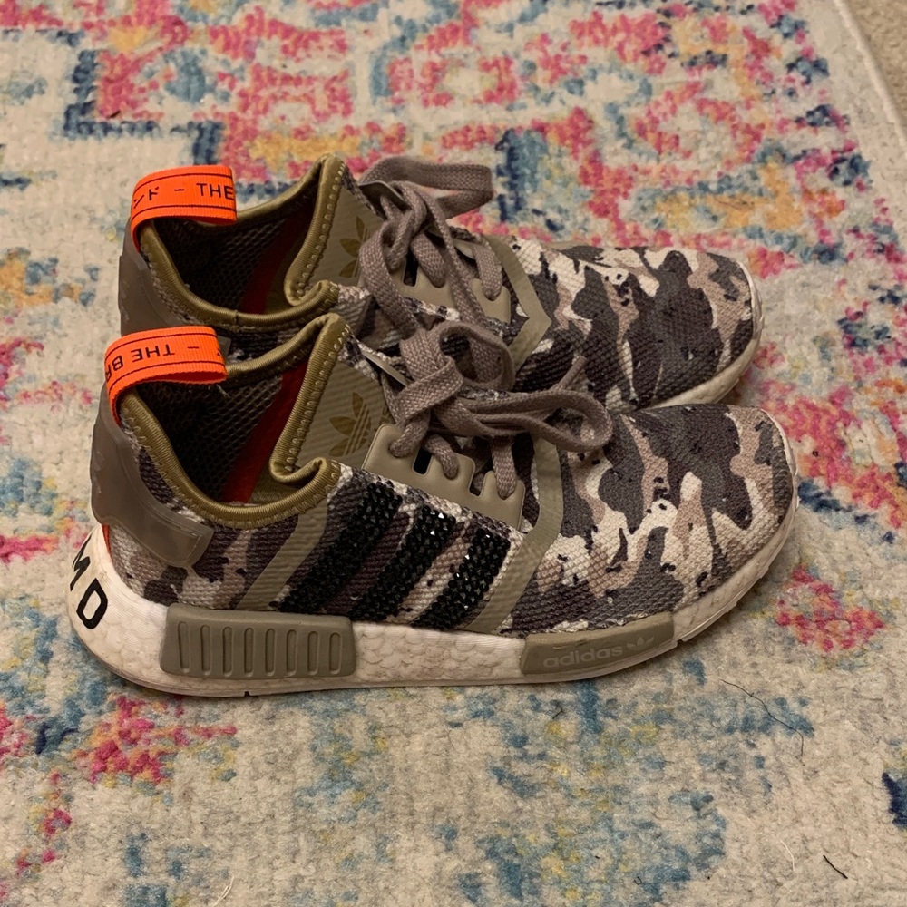 Adidas Kids Sneakers - Camouflage and Orange